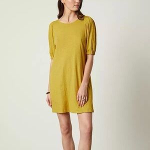 Velvet by Graham & Spencer Yellow Mini Dress